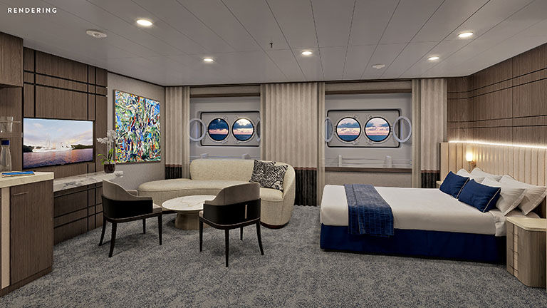 Updates are planned for the ships’ staterooms.