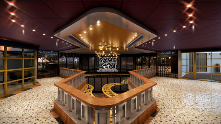 Zac Brown’s Same Boat will be a music venue on the ship.