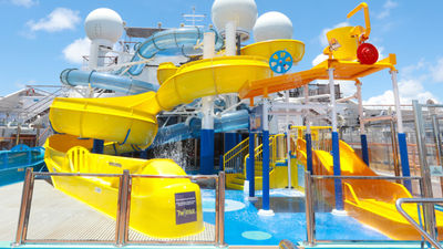 A WaterWorks aqua park was newly added to Carnival Liberty.