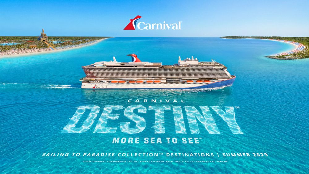 Carnival Destiny, the first Ace Class ship, is set to launch in summer 2029.