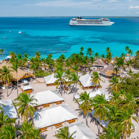 MSC Opera will frequent Catalina Sugar Beach.