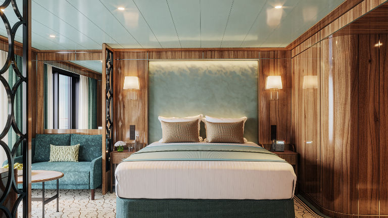 Concierge Veranda Suites will be one of the finest categories onboard.
