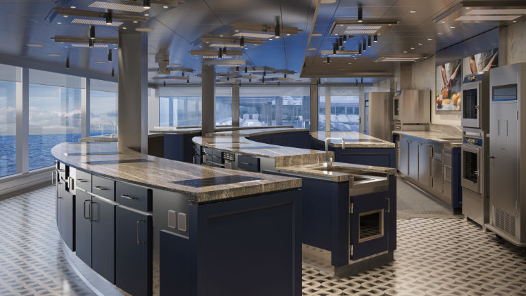 The Culinary Arts Kitchen will be both interactive and scenic.