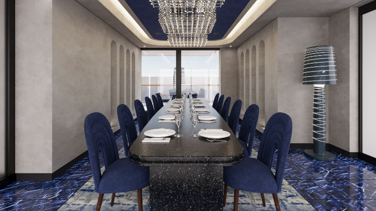 The Chef's Table by Explora Journeys will be a new dining option on Explora III.