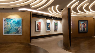 Clarendon Fine Art pieces will be displayed and sold at the Galleria d'Arte onboard Explora Journeys ships.