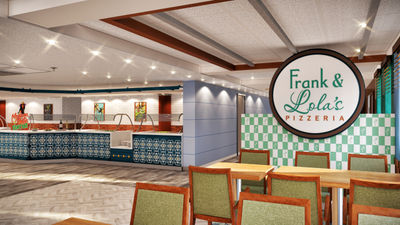 Returning Frank & Lola's Pizzeria will be a part of the new food hall experience.