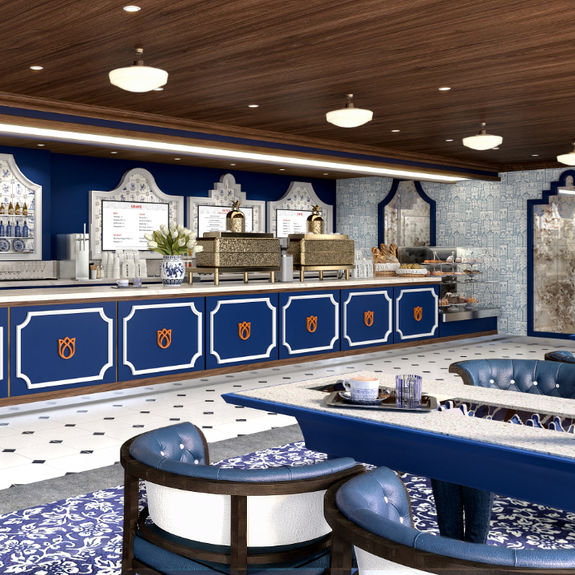 A fresh Grand Dutch Cafe will be added to Zuiderdam.