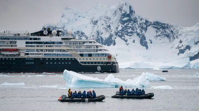 Fridtjof Nansen is one of HX Expeditions' ships that visits Antarctica.