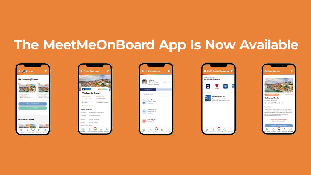With 10,000 Users Reached, LGBTQ+ Cruise App MeetMeOnBoard Eyes Next Phase of Growth