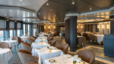 The upgraded MSC Yacht Club Restaurant can already be found on MSC Splendida.