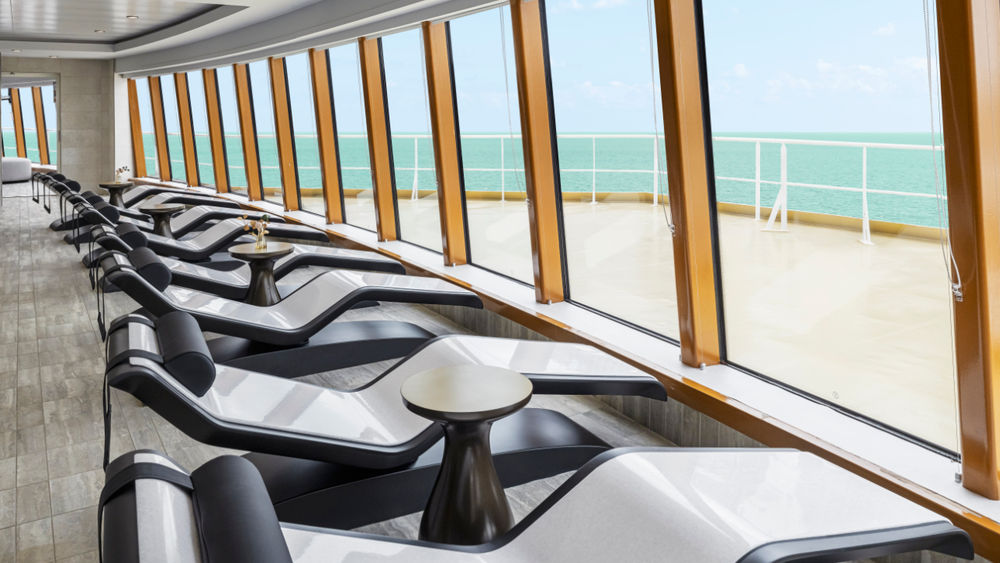 The thermal suites tripled their loungers.