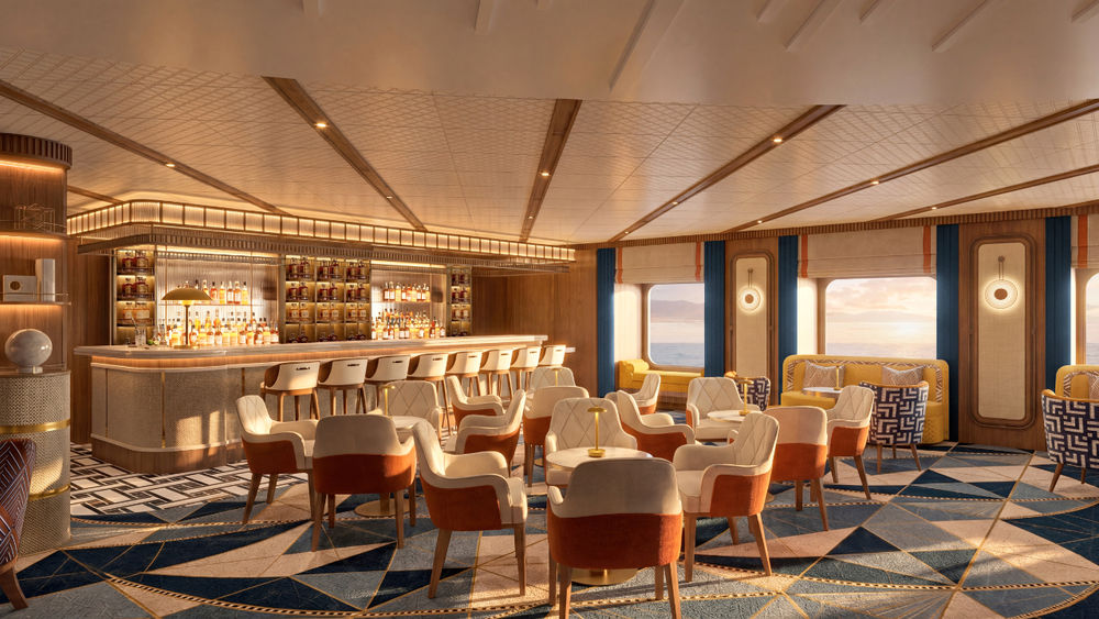 Ocean Bar will be redesigned on Oosterdam.