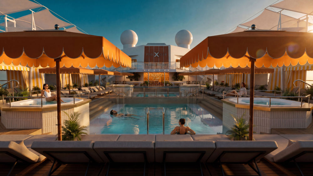 The Celebrity Pool Club is among the refreshed onboard spaces.
