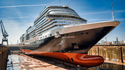Rotterdam just completed a two-week dry dock.