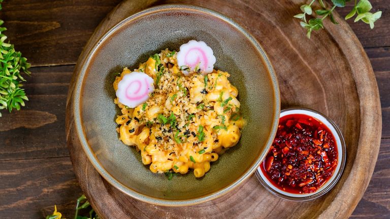 Ramen Mac & Cheese is two very iconic comfort foods mashed together in one bowl.