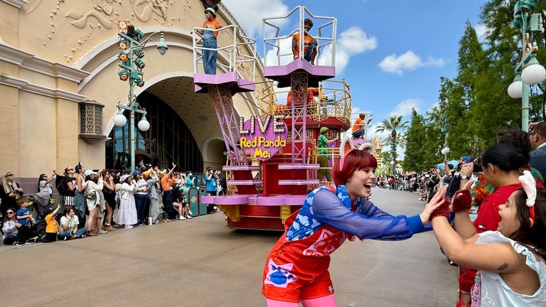 Pixar fans of all ages love the “Better Together: A Pixar Pals Celebration” parade.