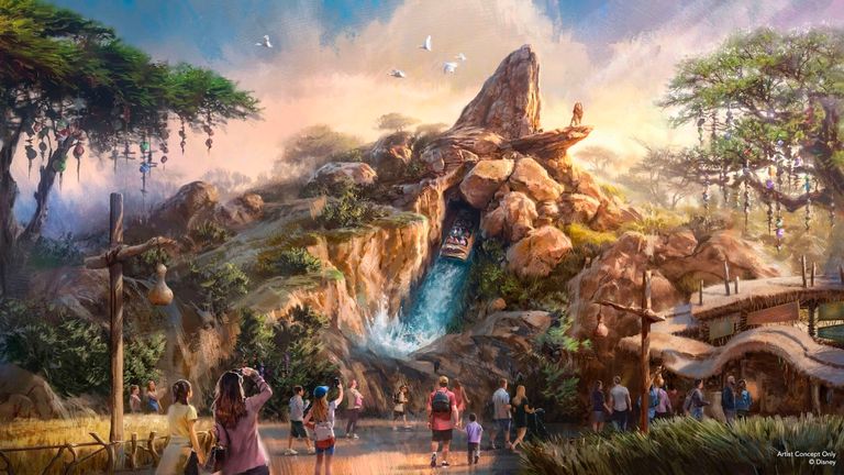 Disney Adventure World will introduce a new water-based Lion King-themed attraction inside Pride Rock.