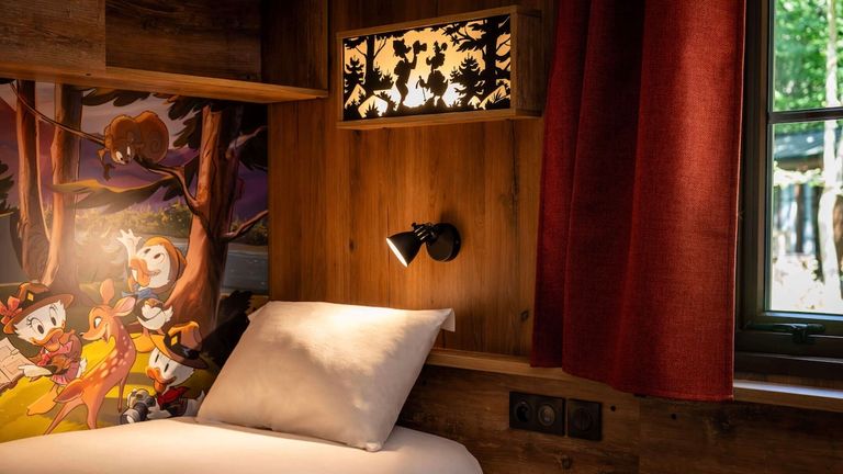 Updated bungalows at Disney Davy Crockett Ranch showcasing the Junior Woodchucks.