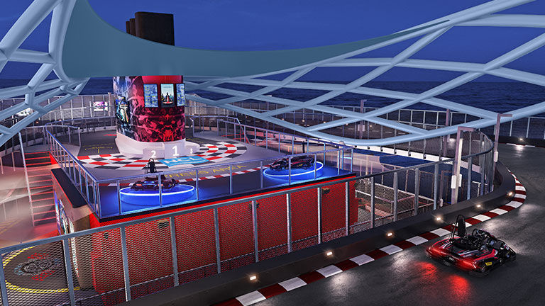 Norwegian Prima will feature the line’s longest go-kart track.