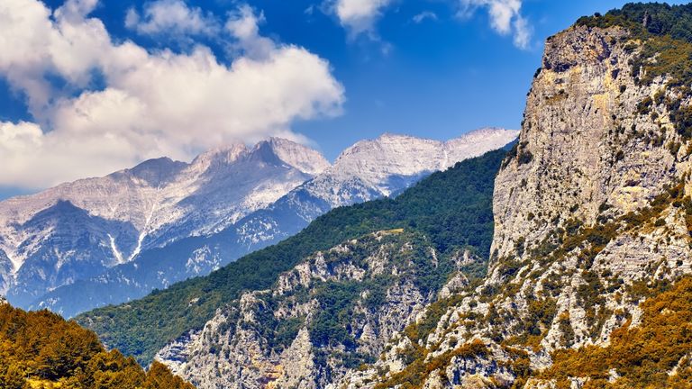 A view of Mount Olympus in Olympus National Park