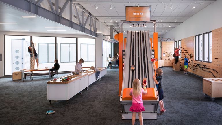 The Moxi Museum offers myriad interactive exhibits for kids of all ages.