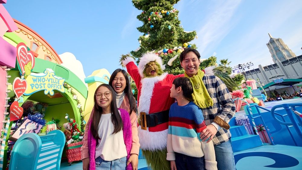 There’s no better place to ring in the holidays than at a theme park.
