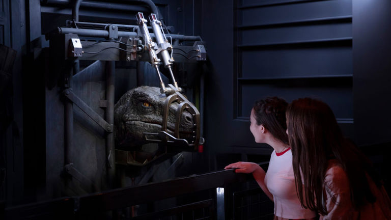 Universal Jurassic world velocicoaster