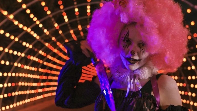 A sinister nightfall descends on SeaWorld San Diego during Howl-O-Scream.