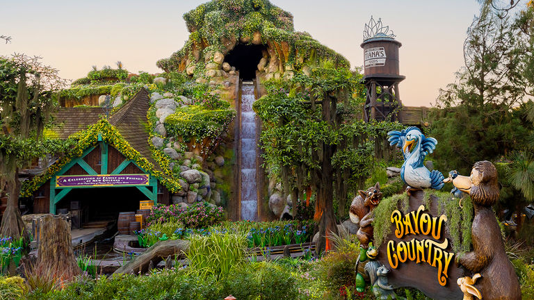 New Orleans Square and Bayou Country can only be found at Disneyland.