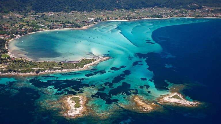 Vourvourou Bay in Halkidiki