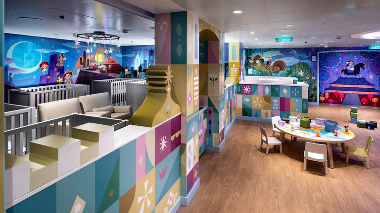 Disney Cruise Line offers a nursery program for toddlers.