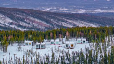 Borealis Basecamp is a 100-acre property located about 45 minutes from Fairbanks International Airport.