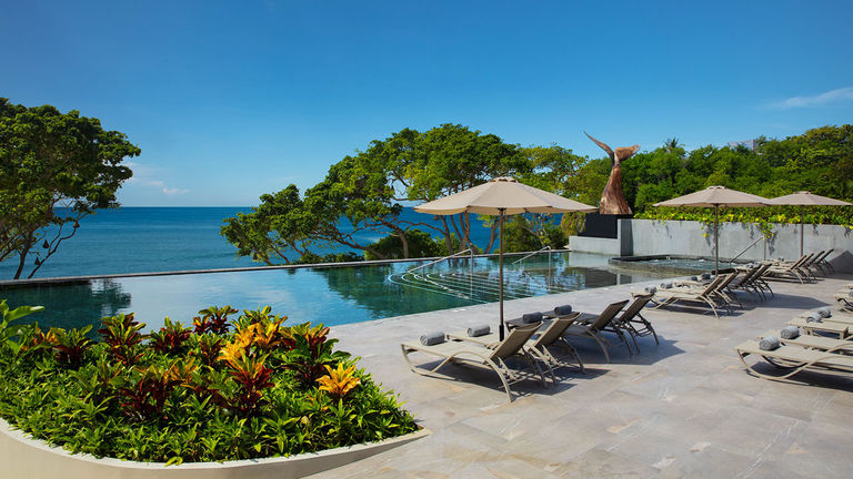 Make sure clients visit the resort's infinity pool, which delivers a great view of Banderas Bay.