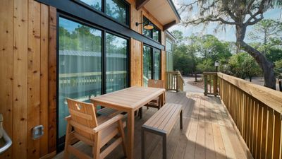 Disney’s Fort Wilderness Resort is set on 750 acres of pine and cypress forest.