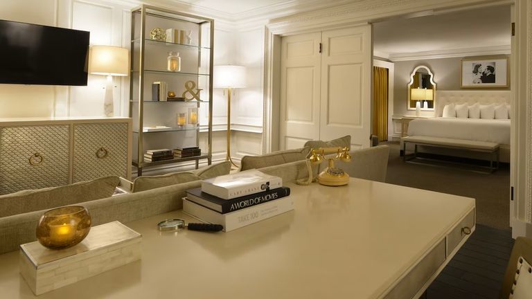 The Cary Grant Suite at Magnolia Hotel St. Louis is named for the star who first requested chocolates on a pillow.