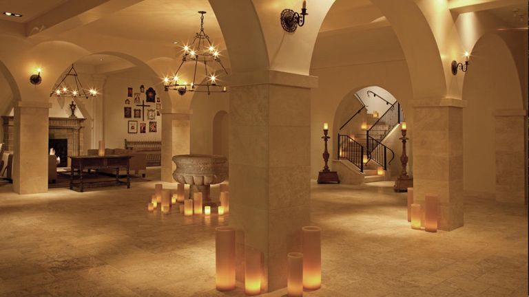 The decor in Santa Fe's oldest hotel was inspired by the city's early Franciscan missionaries.