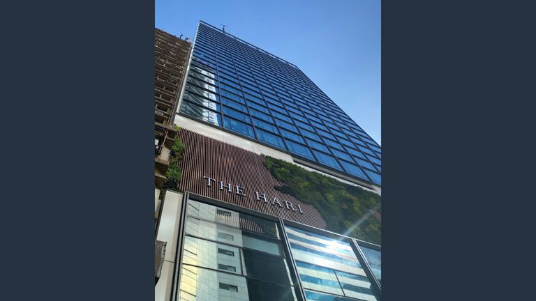 Suites are located on the 30th floor.