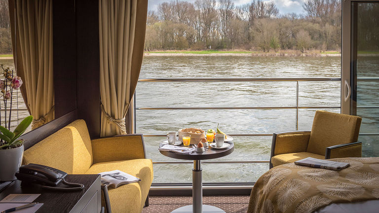 Panorama Suites have sliding doors that open wide for scenic views.