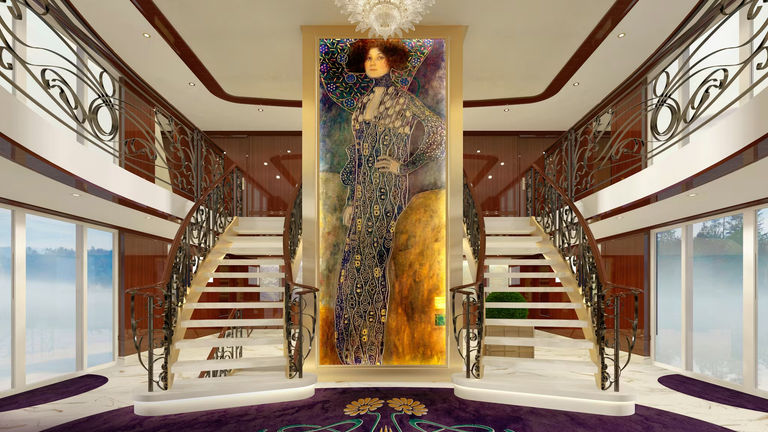Uniworld’s S.S. Emilie will take inspiration from artist Gustav Klimt.
