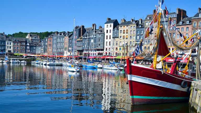 Guests can visit Honfleur, France, with Riviera.