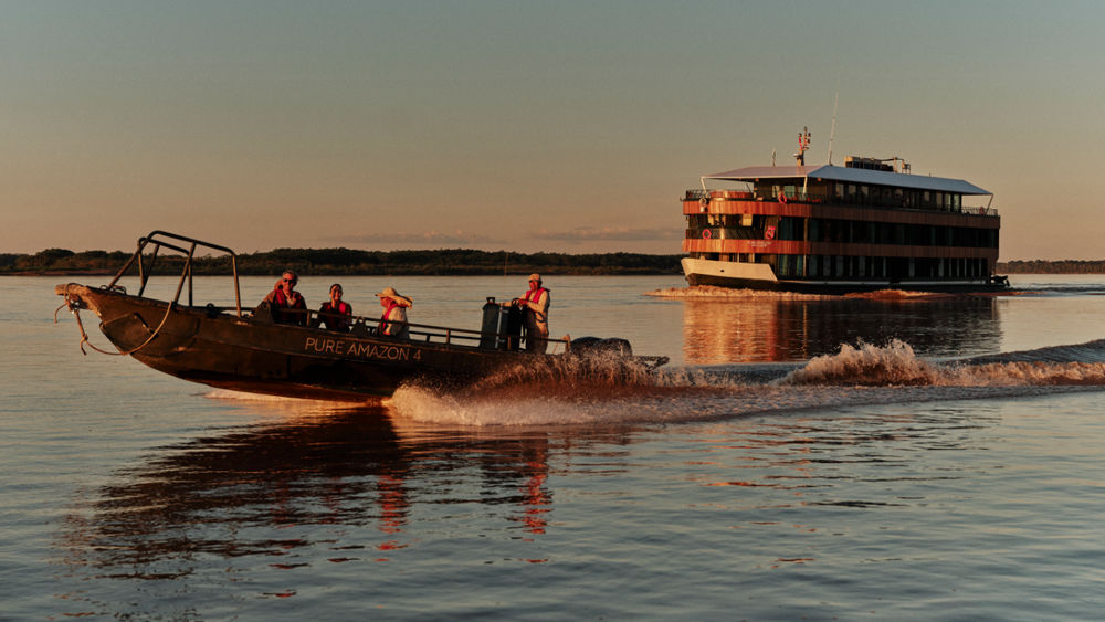 The Pure Amazon is now sailing its namesake waterway in Peru.