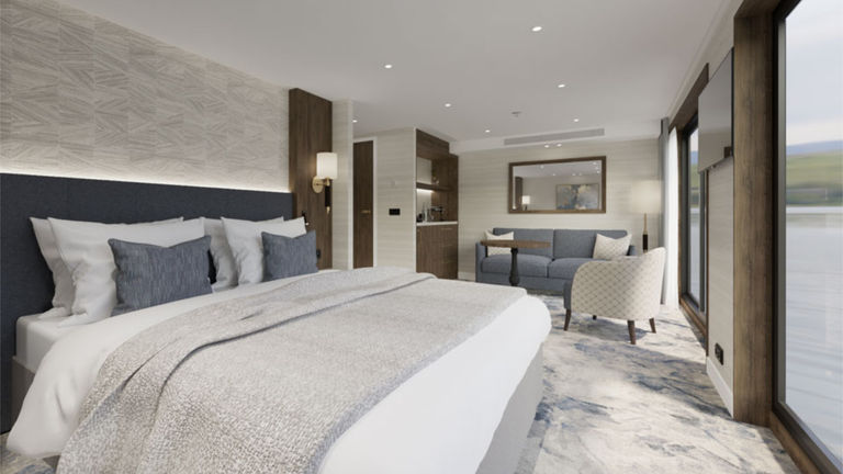 A rendering of a Category 5 suite