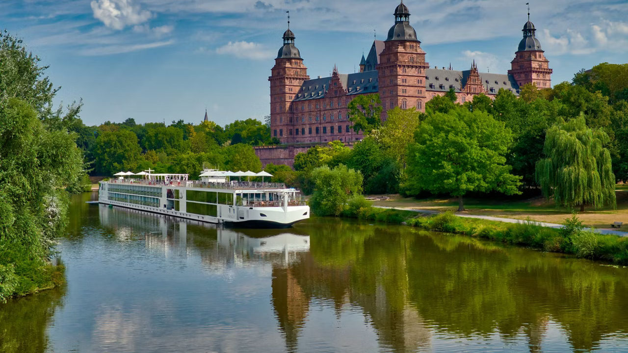 A Viking Longship on Germany's Main River.