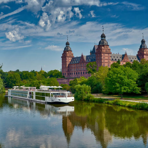 A Viking Longship on Germany's Main River.