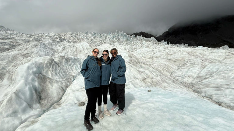 An optional added-cost excursion in Franz Josef lets travelers take a helicopter ride to one of several nearby glaciers.