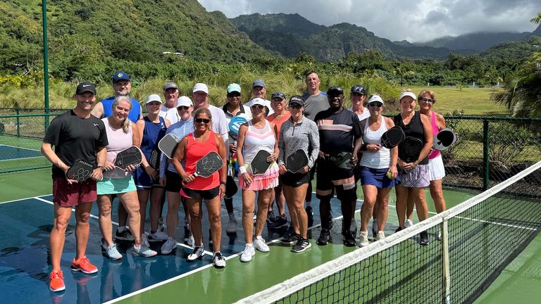 Fourteen Sandals resorts offer all-inclusive pickleball vacations, including Sandals Saint Vincent.