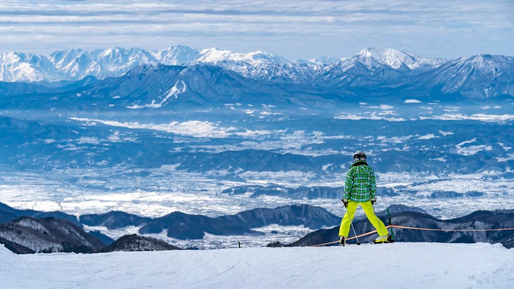 Nagano ski mountain