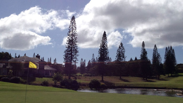 Lanai's The Experience at Koele golf course has amazing upcountry vistas. // (c) 2013 Kenneth Shapiro