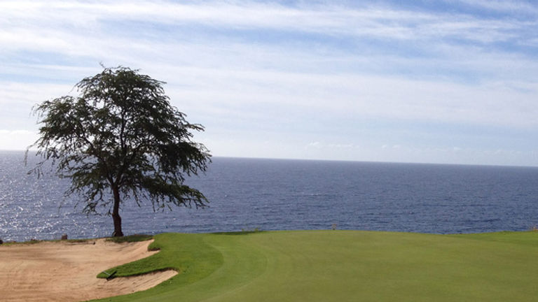 The Challenge at Manele is one of two great golf courses on the island of Lanai. // (c) 2013 Kenneth Shapiro