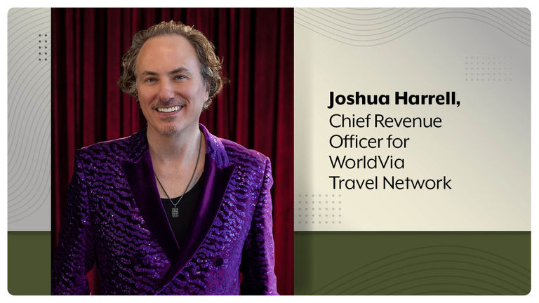 Joshua Harrell, chief revenue officer for WorldVia Travel Network